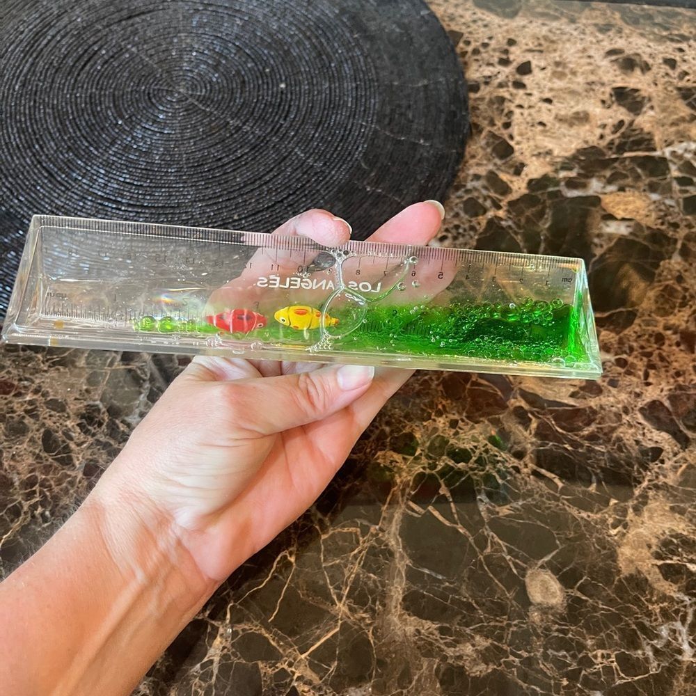 Ruler With Swimming Fish Inside! - Picture 4 of 6